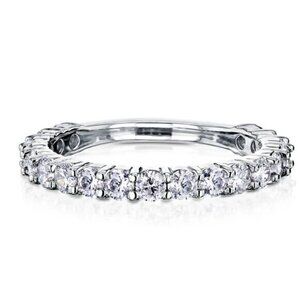 KOBELLI The Scallop Platinum Diamond Band